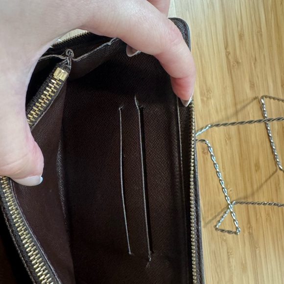Louis Vuitton Damier Ebene Zip Wallet - Picture 7 of 14